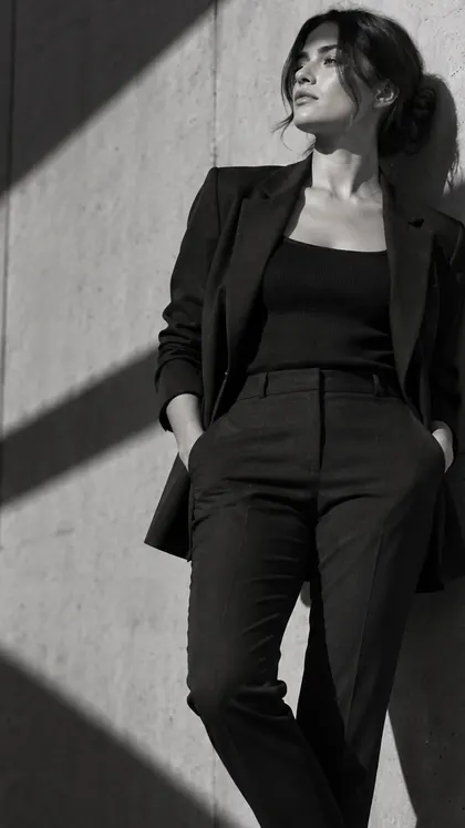 Blanco y negro editorial · Mujer