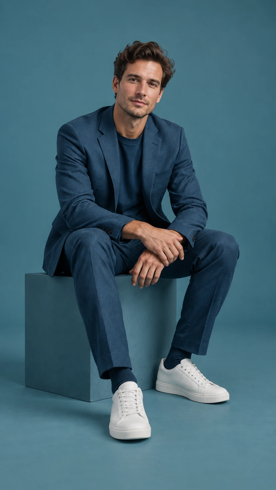 Azul verdoso · Hombre