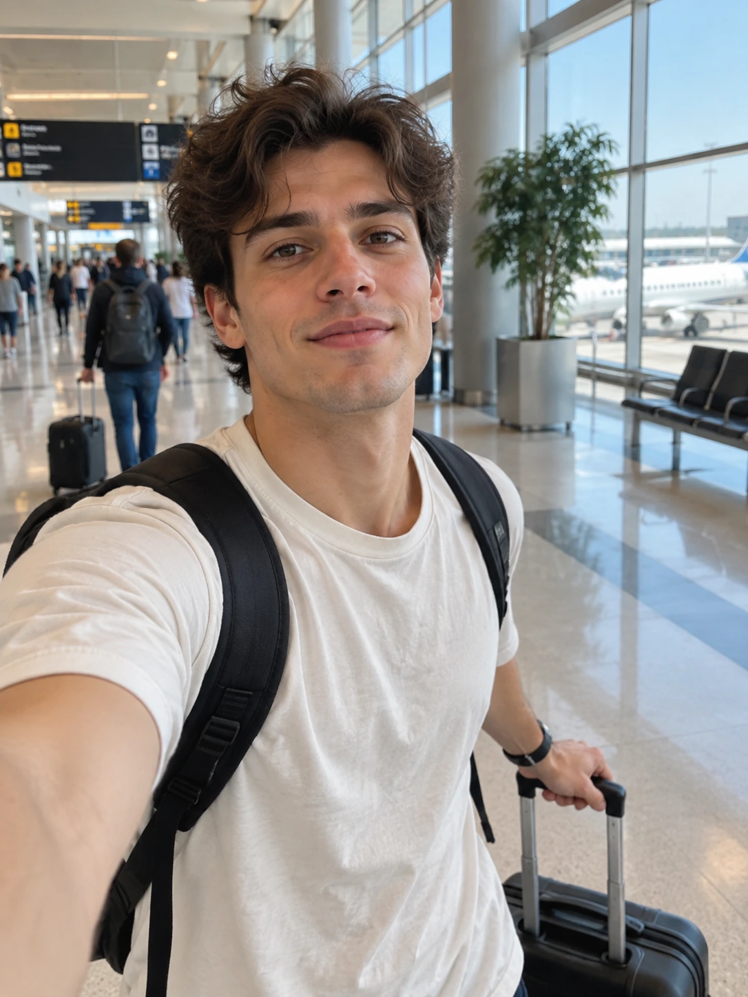 Aeropuerto · Hombre