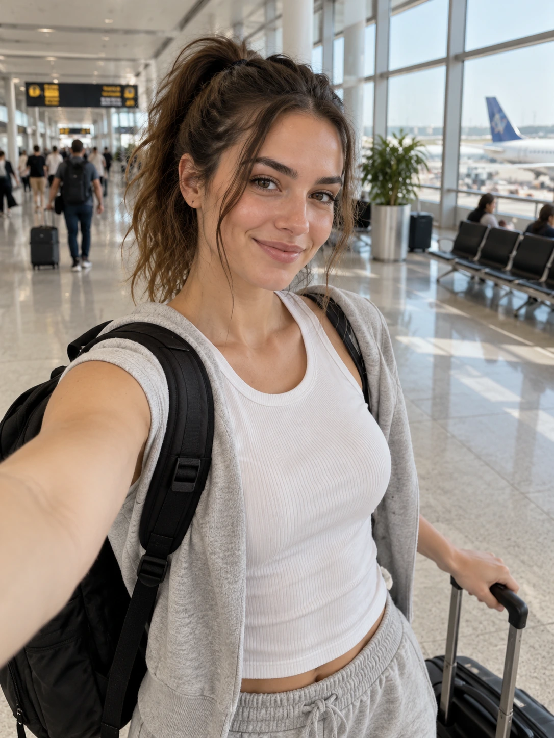 Aeropuerto · Mujer